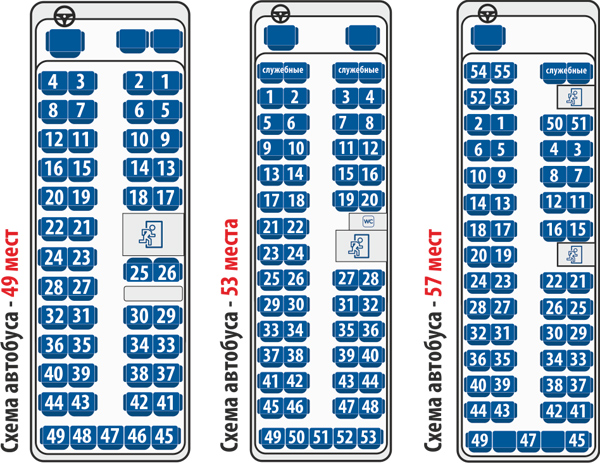 Сколько мест в 10 класс. Автобус Neoplan расположение мест 47 мест. JAC hk6120 автобус расположение мест. Схема автобуса Мерседес на 49 мест. Автобус Неоплан 50 расположение мест.